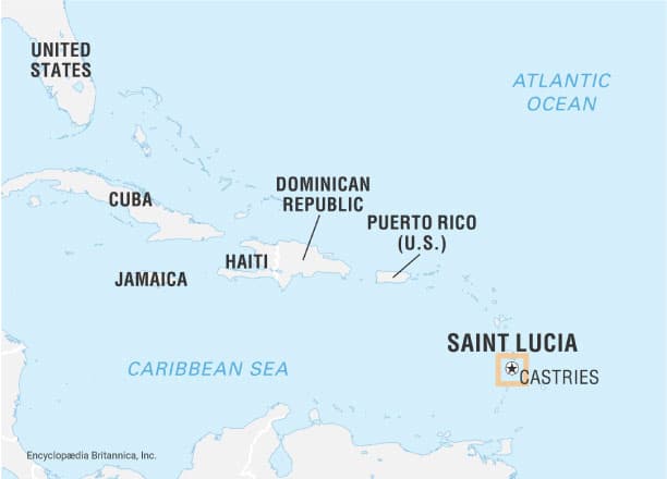 Saint-Lucia-passport-visa-free-travel