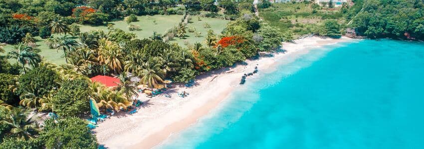 grenada beach Caribbean passport investment programs